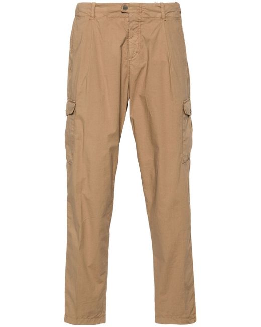 Herno tapered cotton cargo pants
