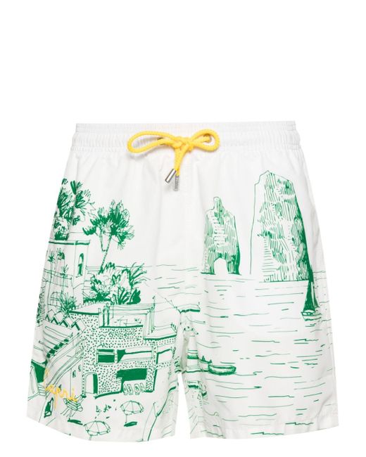 Mc2 Saint Barth Gustavia Placed swim shorts