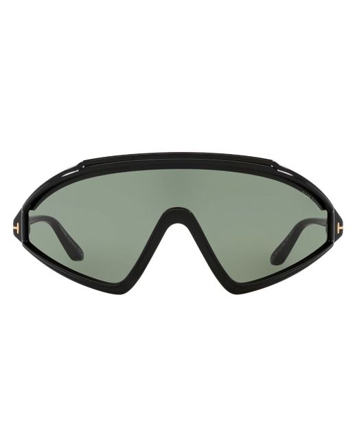 Tom Ford Lorna shield-frame sunglasses