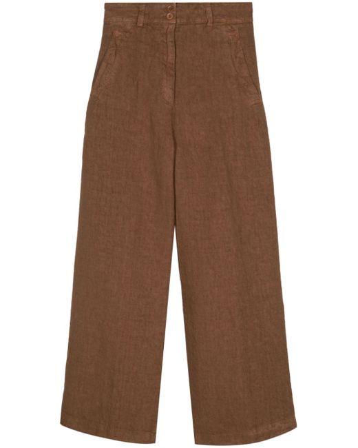 Aspesi wide-leg linen trousers