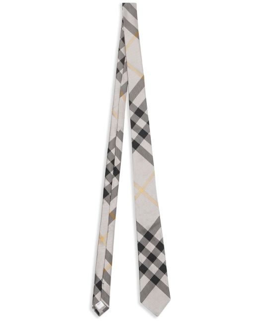 Burberry checkered tie