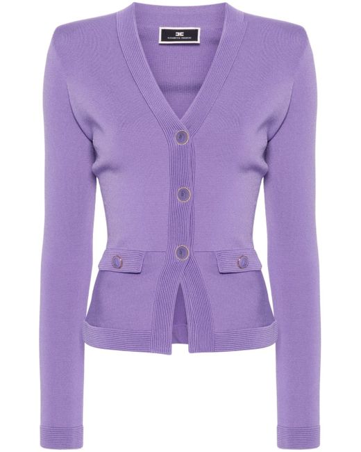 Elisabetta Franchi fitted knitted cardigan