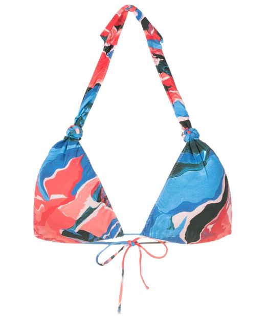 Clube Bossa Rings graphic-print bikini top
