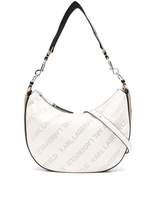 Karl Lagerfeld small Moon recycled-polyester shoulder bag