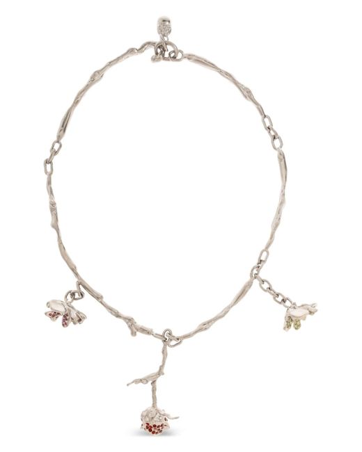 Marni Rose Bud crystal-embellished necklace