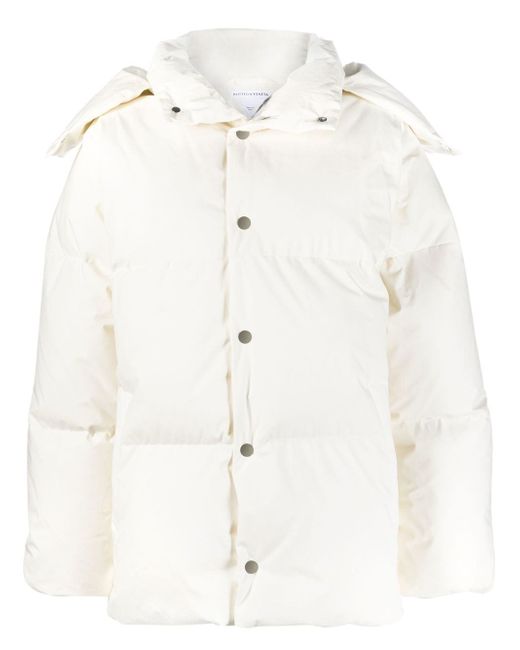 Bottega Veneta hooded padded long-sleeve jacket