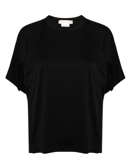 Comme Des Garçons gathered-detail crew-neck T-shirt