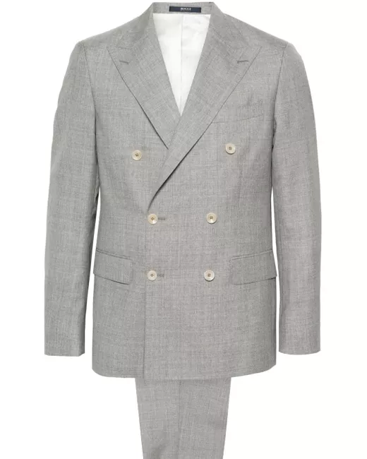Boggi Milano double-breasted wool suit