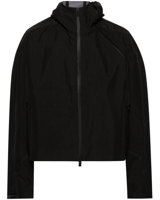 Heliot Emil decorative-zips hooded jacket