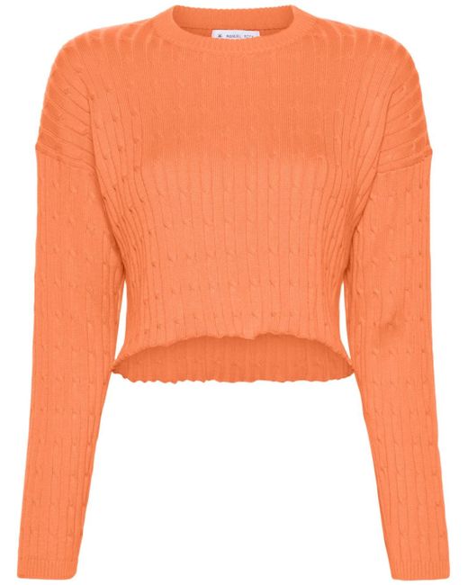 Manuel Ritz cable-knit cropped jumper