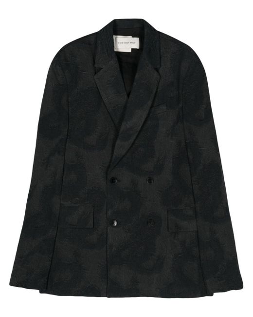 Feng Chen Wang patterned-jacquard blazer
