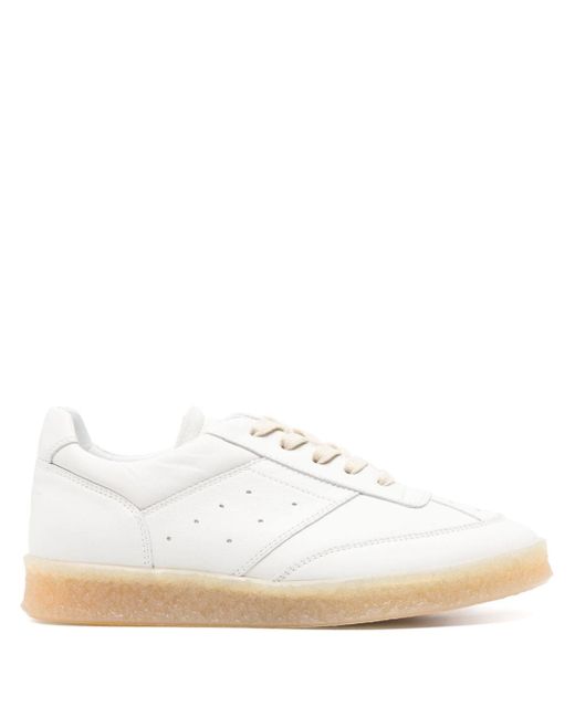 Mm6 Maison Margiela 6 Court leather sneakers