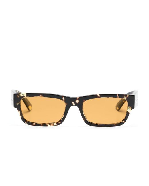 Prada tortoiseshell rectangle-frame sunglasses