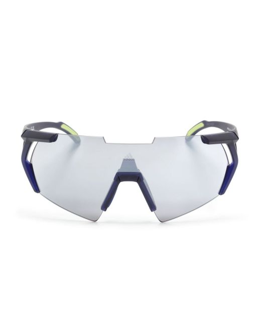 Adidas mask-frame sunglasses