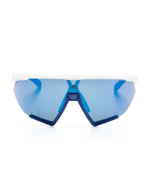 Adidas geometric-frame sunglasses