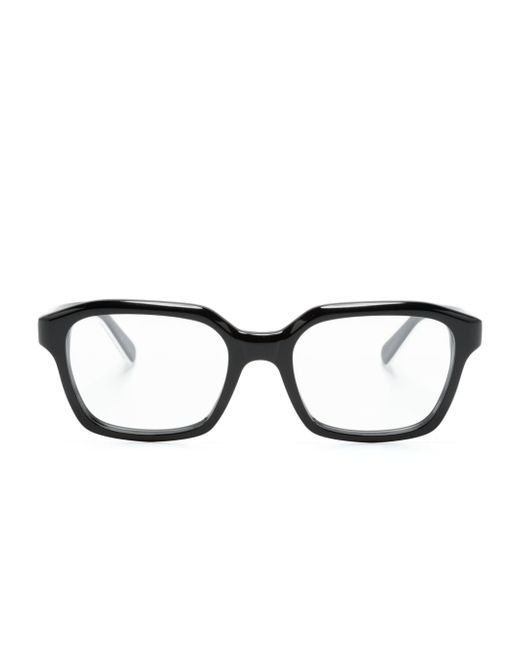 Moncler logo-plaque square-frame glasses