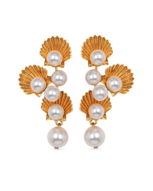Jennifer Behr Nerida pearl-detail earrings