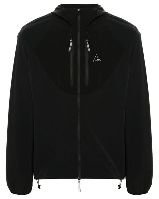 Roa logo-print hooded jacket