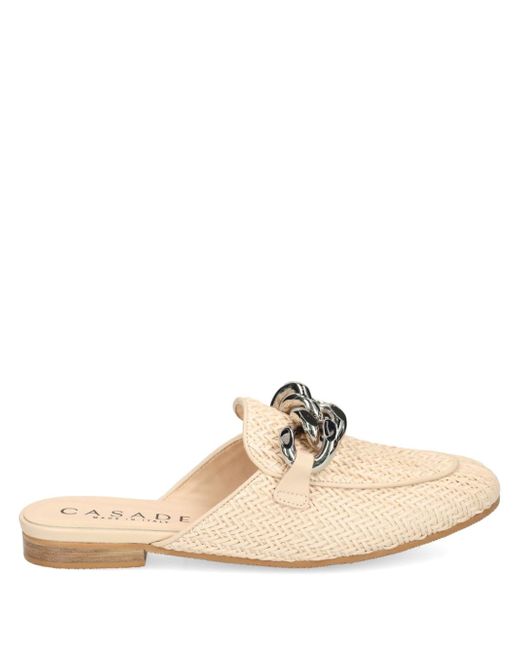Casadei chain-detail slippers