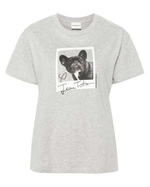 Claudie Pierlot Jean Toto-print T-shirt