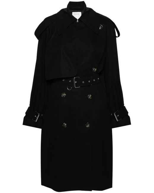 Sportmax double-breasted trench coat