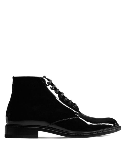 Saint Laurent Vaughn ankle leather boots