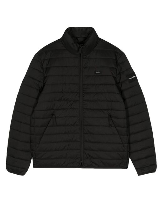 Calvin Klein logo-appliqué puffer jacket