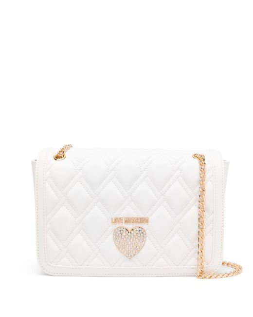 Love Moschino quilted leather shoulder bag