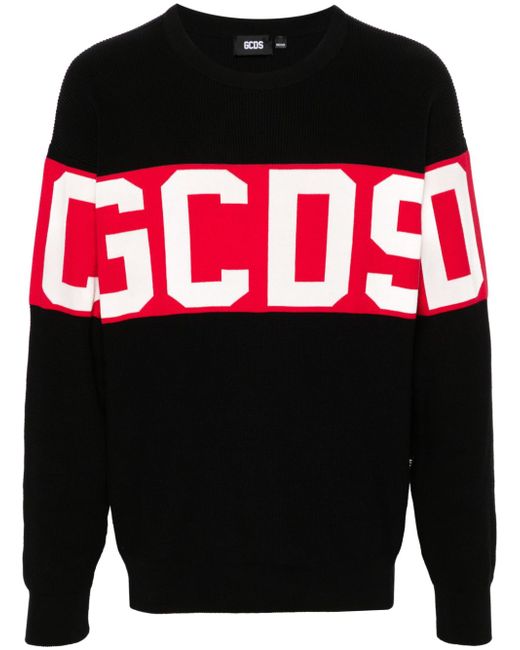 Gcds knitted-logo jumper