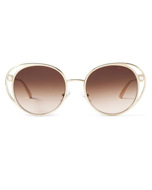 Jimmy Choo Angela round-frame sunglasses