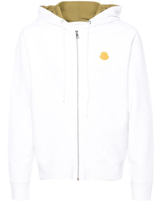 Moncler zip-up cotton hoodie