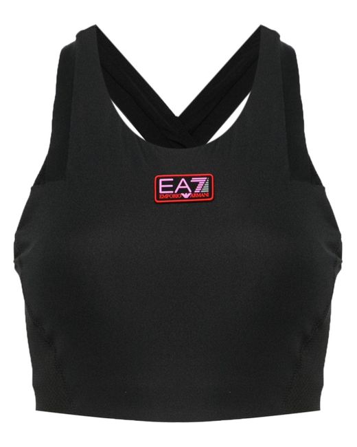 Ea7 logo-detail sports bra