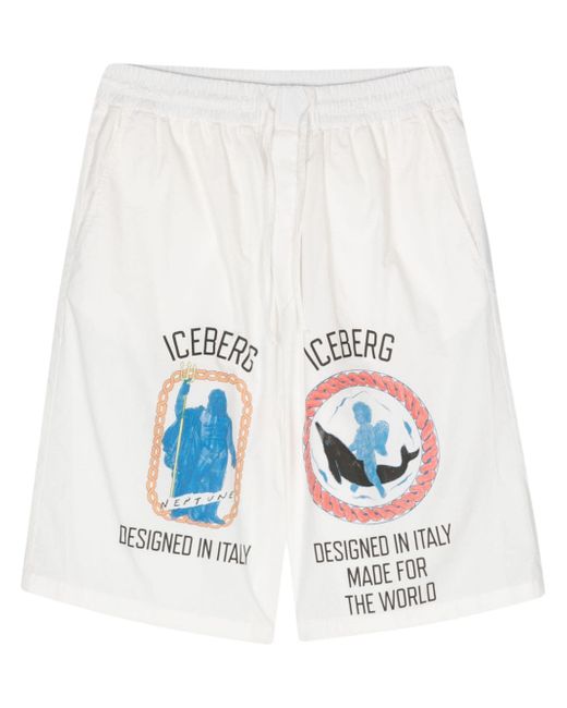 Iceberg Roma-print shorts