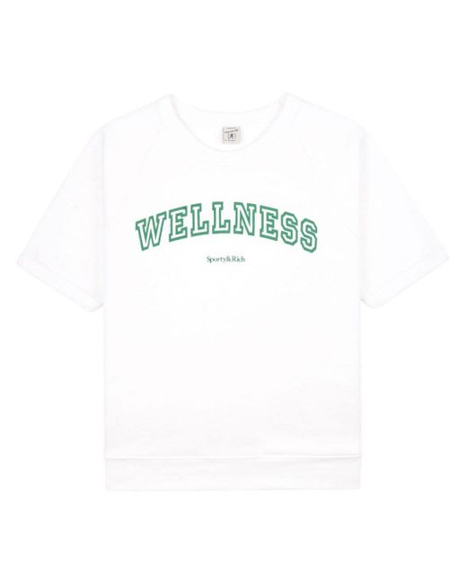 Sporty & Rich Wellness-print T-shirt