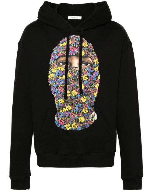 Ih Nom Uh Nit floral-print hoodie
