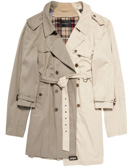 Balenciaga Double Sleeve hybrid trench coat