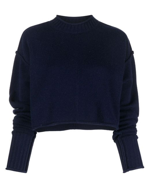 Sportmax ribbed-knit cropped jumper