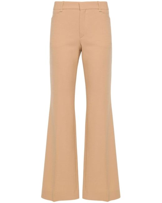 Chloé wool-blend flared trousers