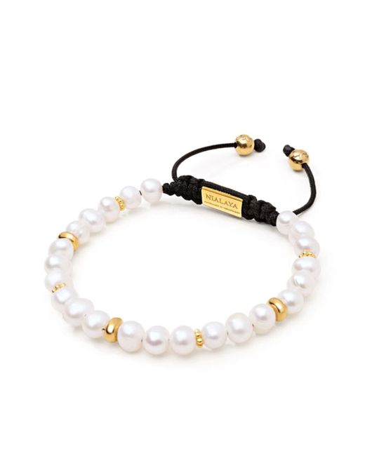 Nialaya Jewelry pearl bead bracelet