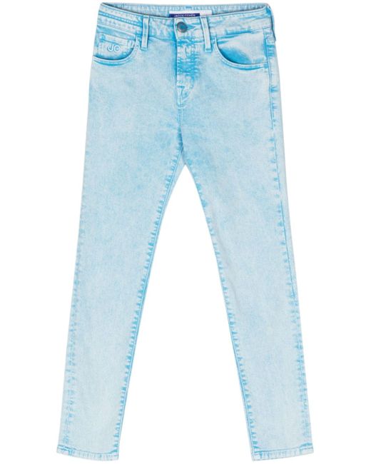Jacob Cohёn mid-rise skinny-leg cropped jeans