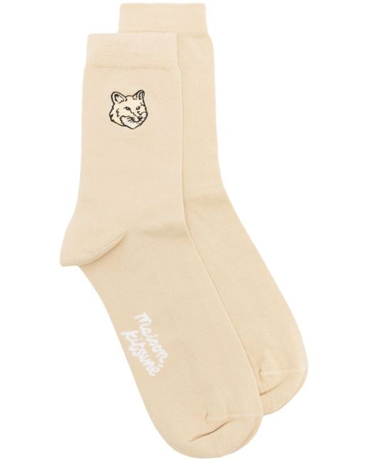 Maison Kitsuné Bold Fox Head socks