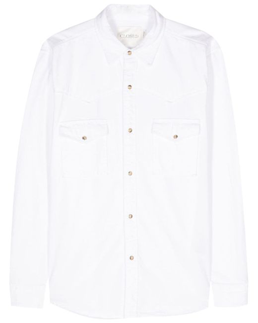 Closed western-style cotton shirt