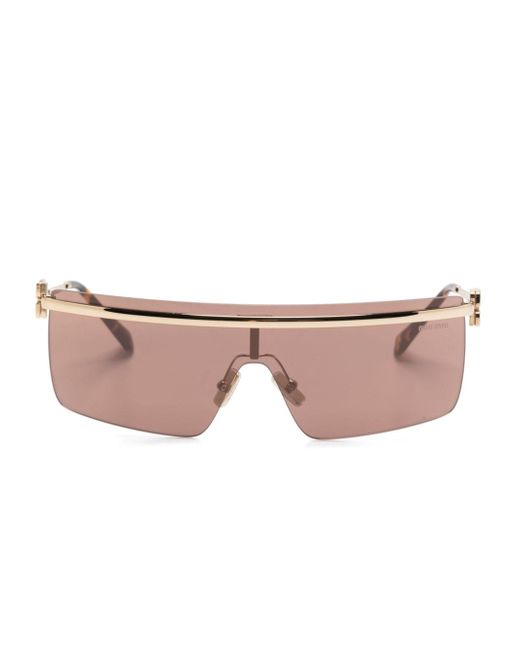 Miu Miu shield-frame sunglasses