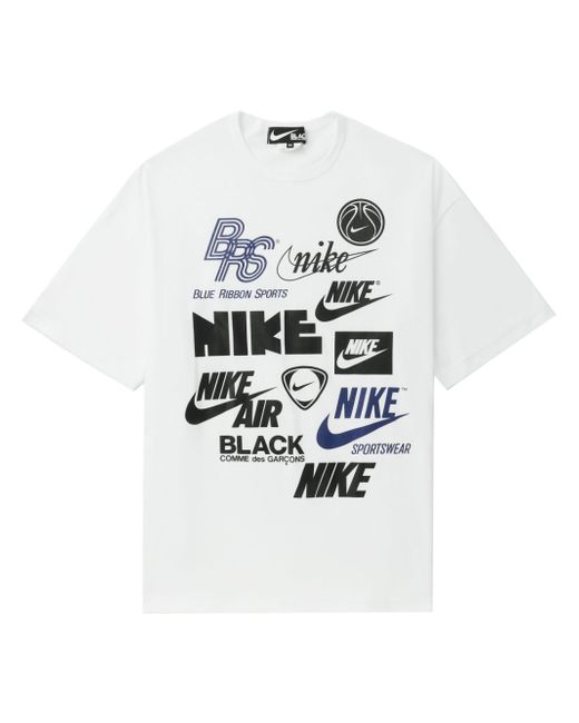 Comme Des Garcons Black x Nike logo-print T-shirt