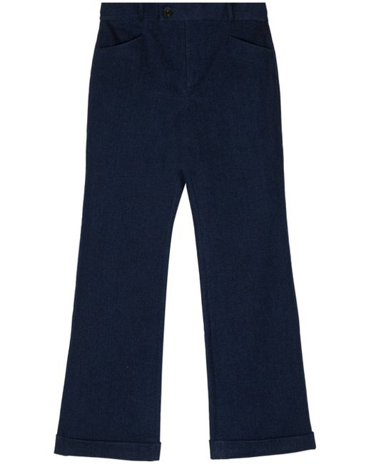 Ernest W. Baker Cuffed 70s flared jeans