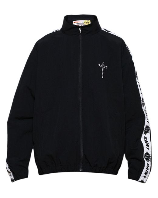 Saint Mxxxxxx logo-strap jacket