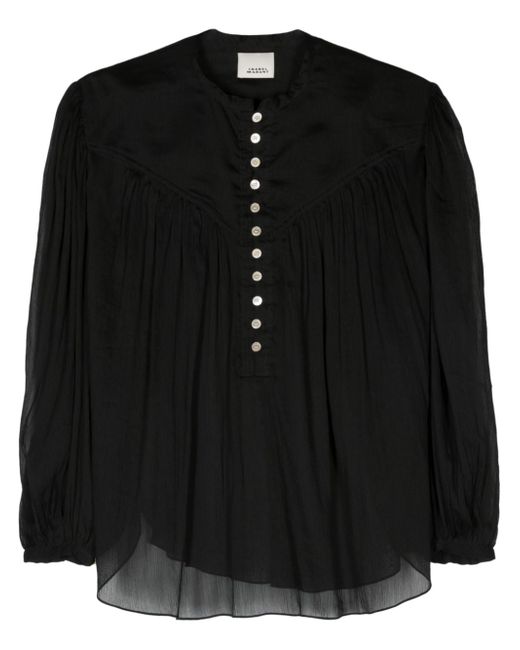 Isabel Marant Kiledia cotton-blend blouse