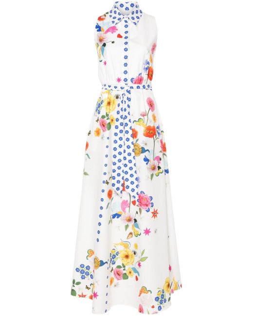 Borgo De Nor Paloma floral-print maxi dress