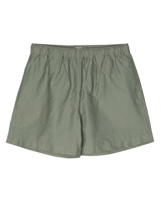 Sunspel pinstripe cotton-blend shorts