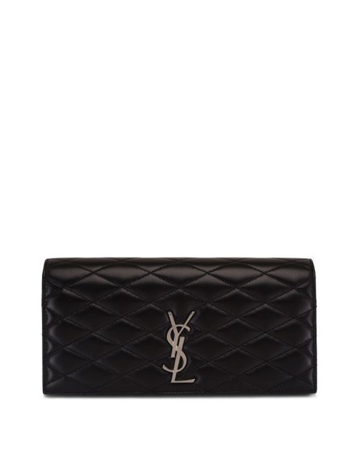 Saint Laurent Kate quilted leather clutch
